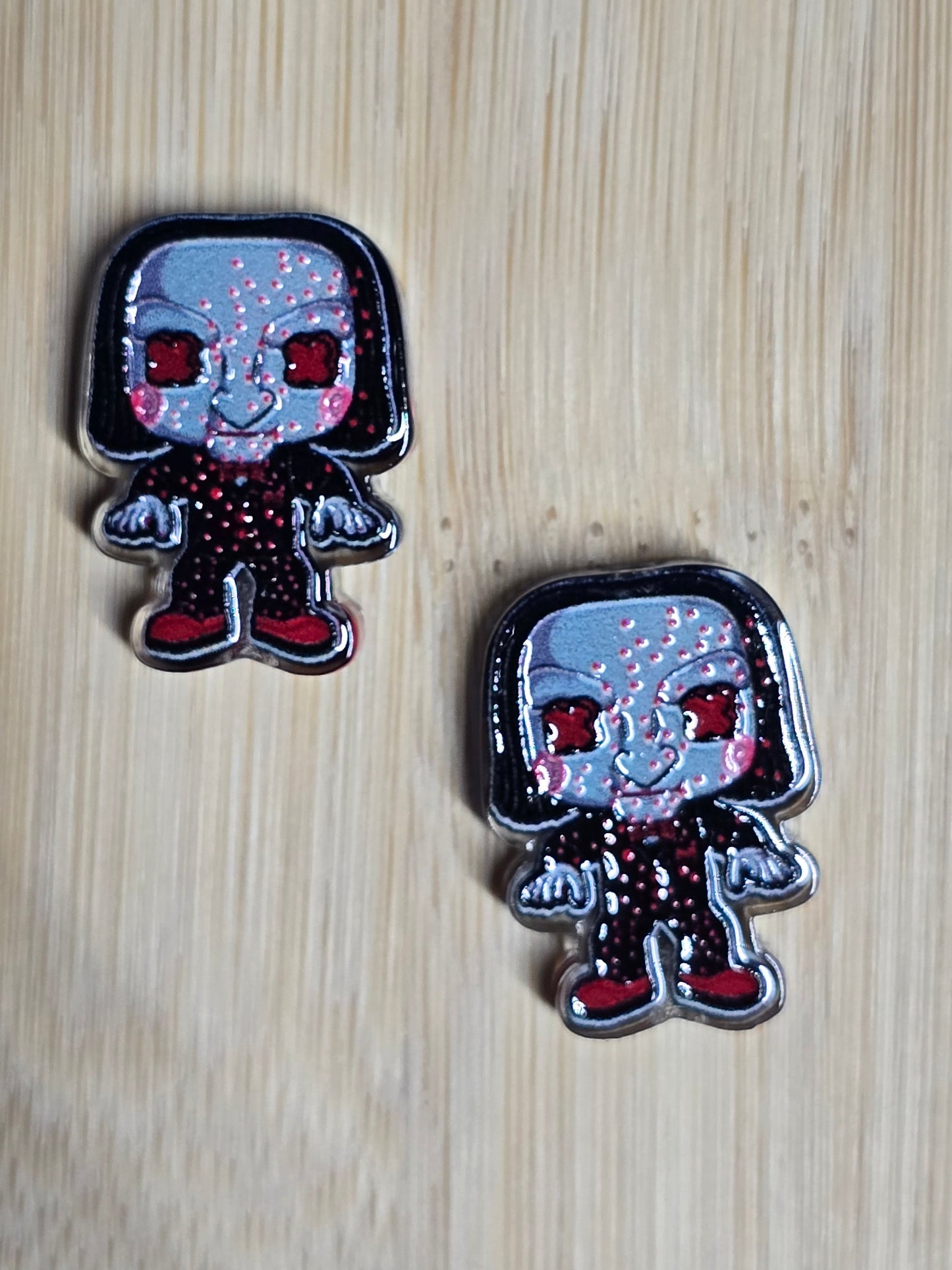 Focal- acrylic focal beads- horror