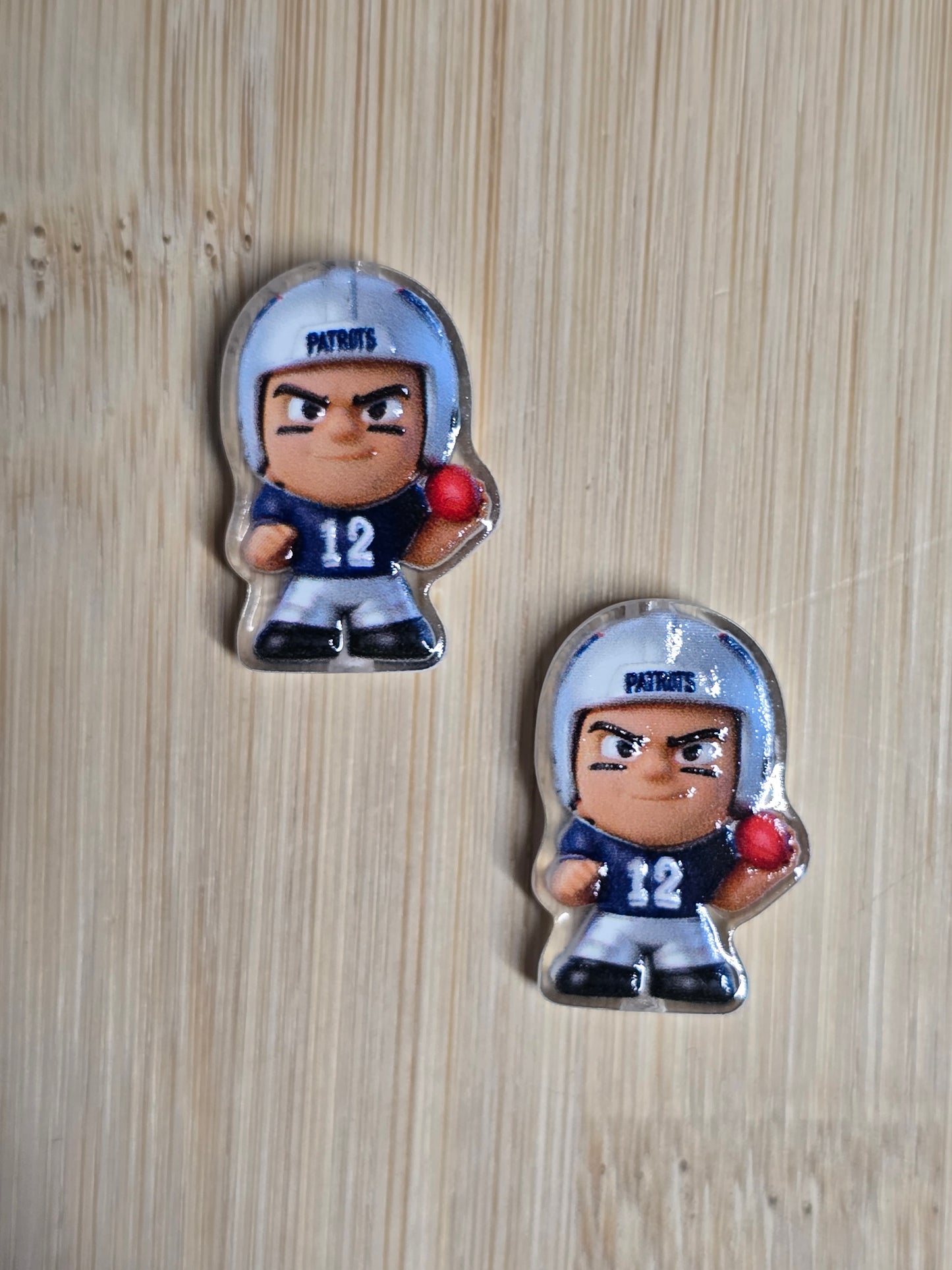 Focal- acrylic focal beads nfl single team