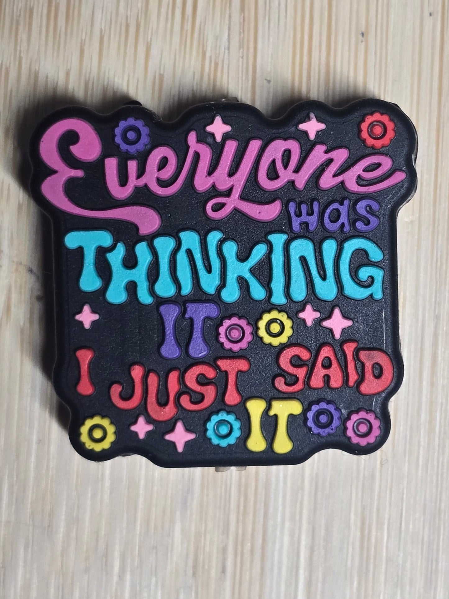 Focal silicone beads sarcastic humor
