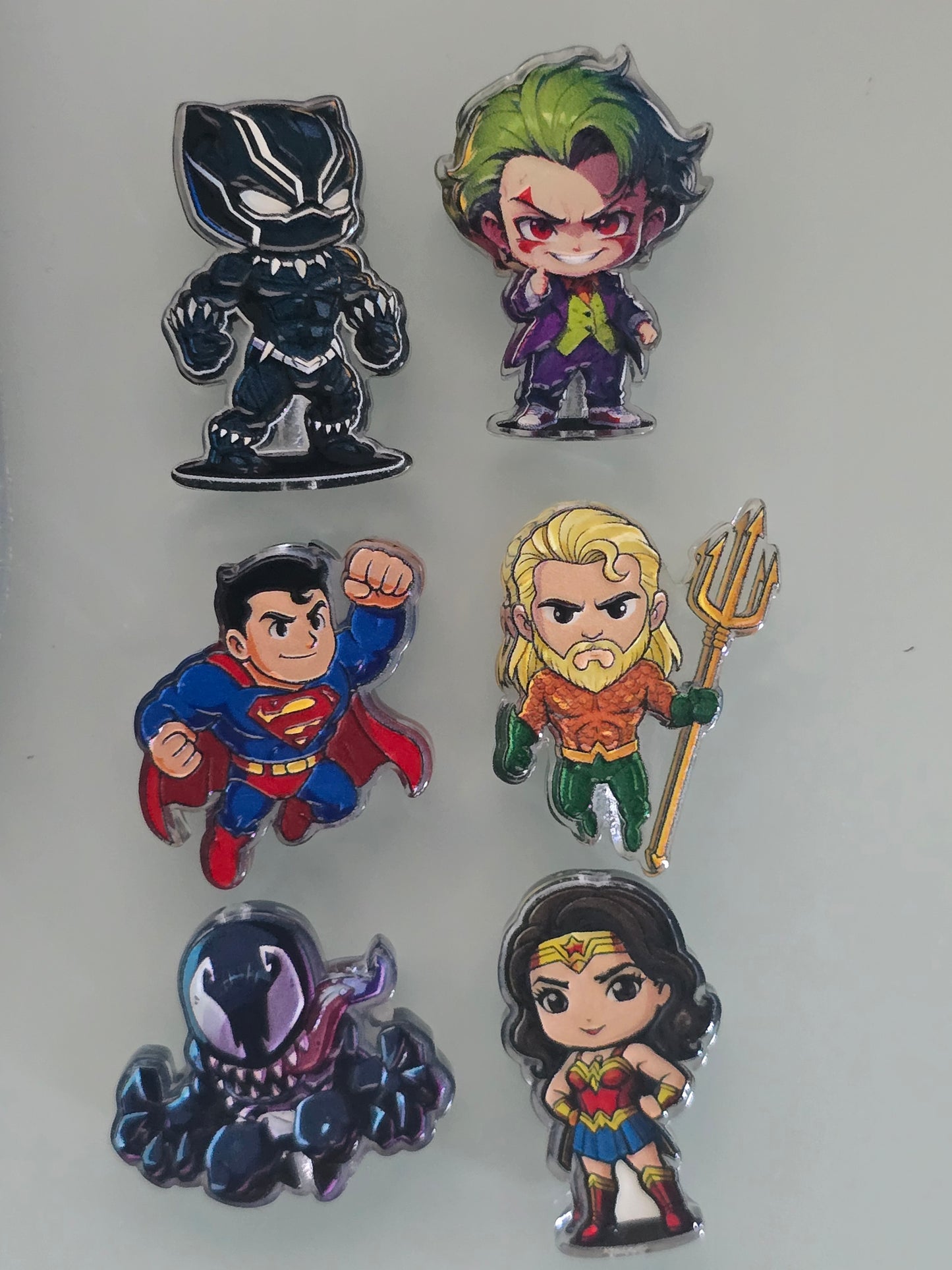 Acrylic focal beads- heros