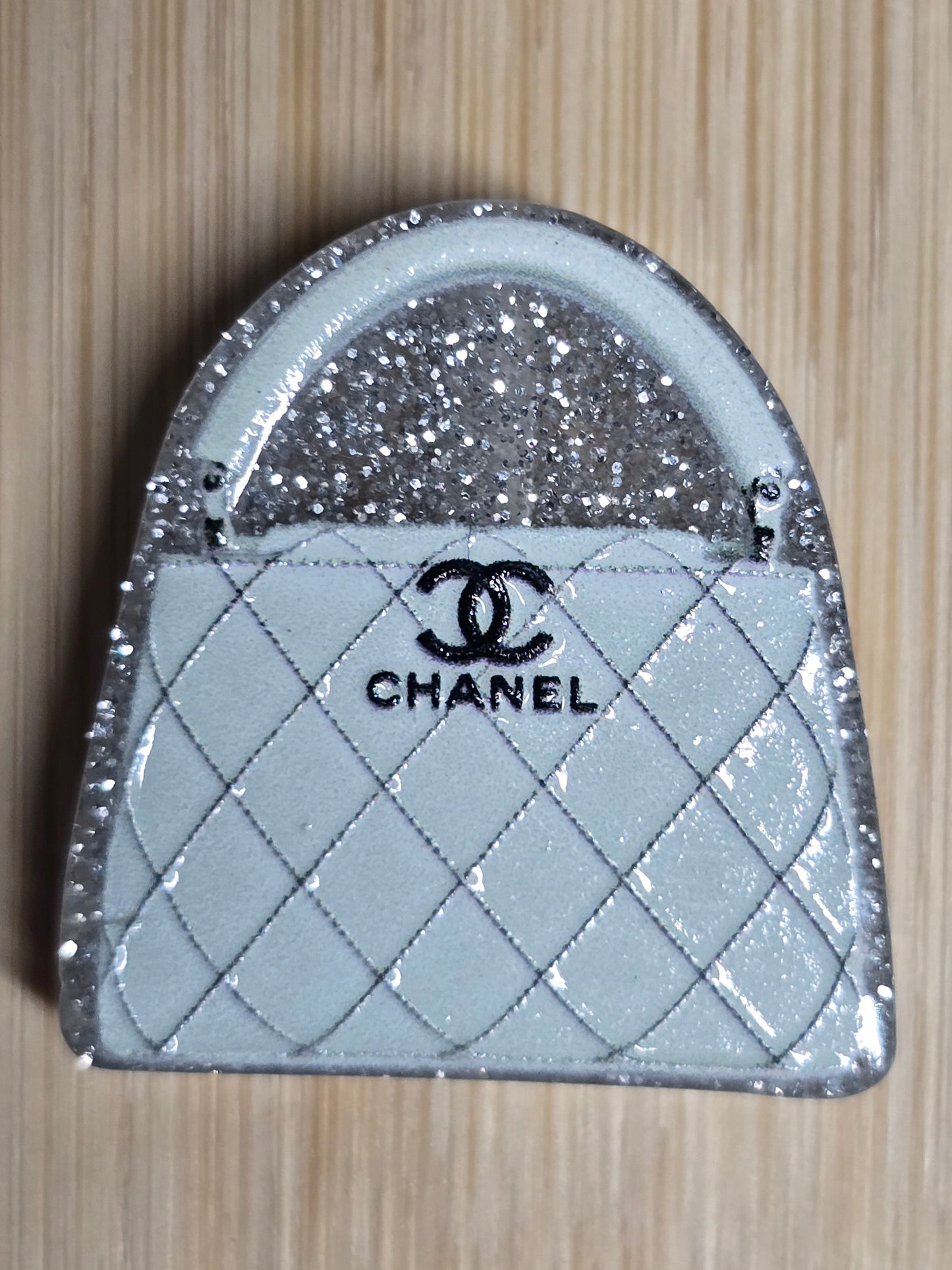 Acrylic focal beads designer inspired purses