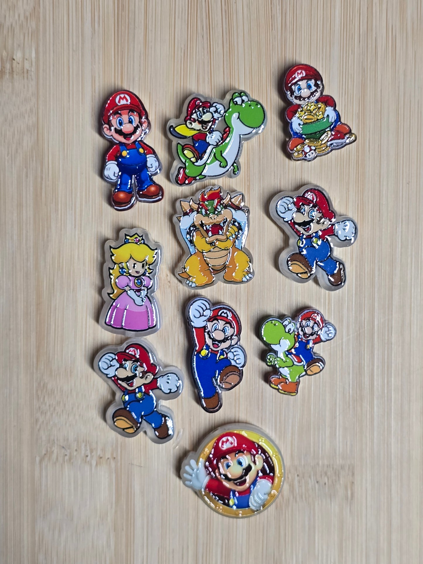Acrylic focal beads gamer mix