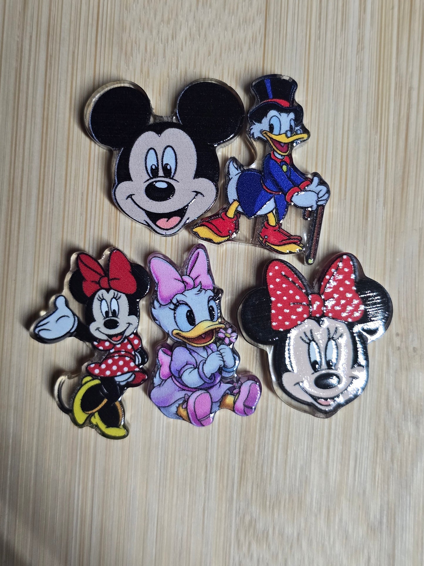 Acrylic focal beads mix- DS characters