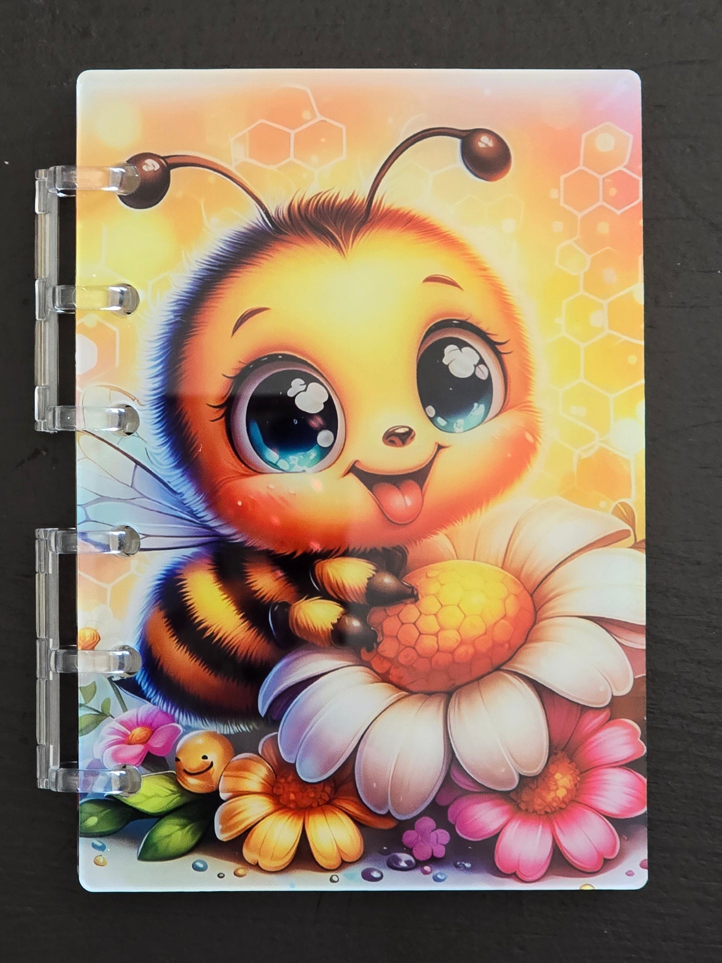 Notebook 4x6 with acrylic front and back cover
