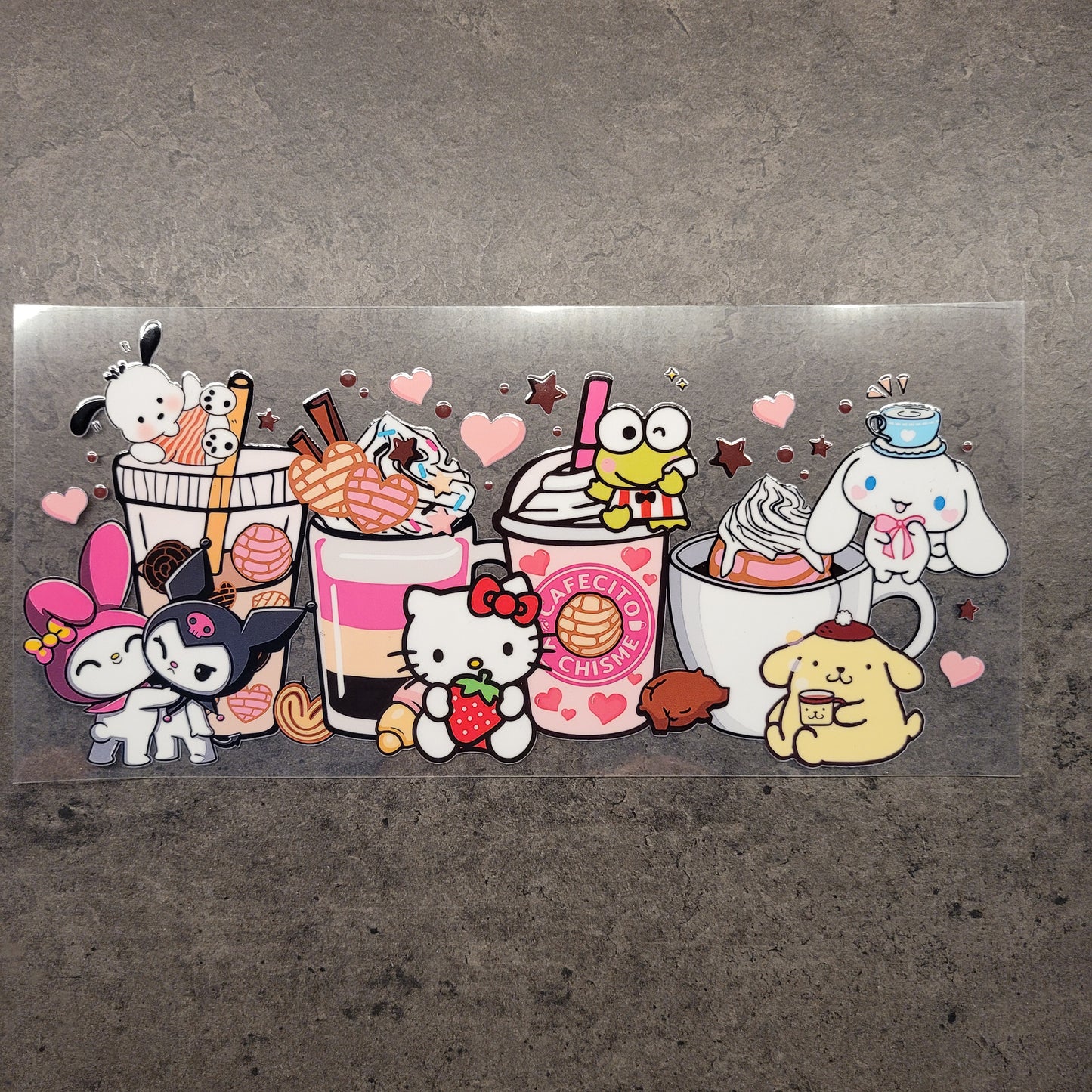 Cup wrap- sanrio family