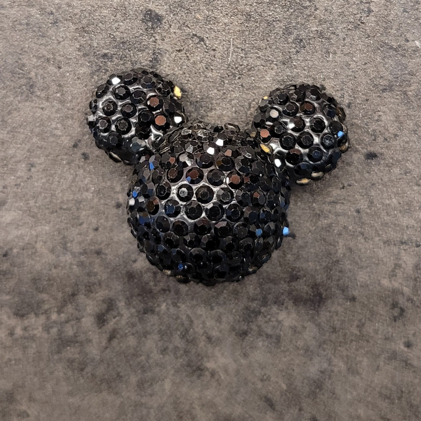 Black or white rhinestone mouse ears- perfect for a keychain- $3.00 for 2 pcs.