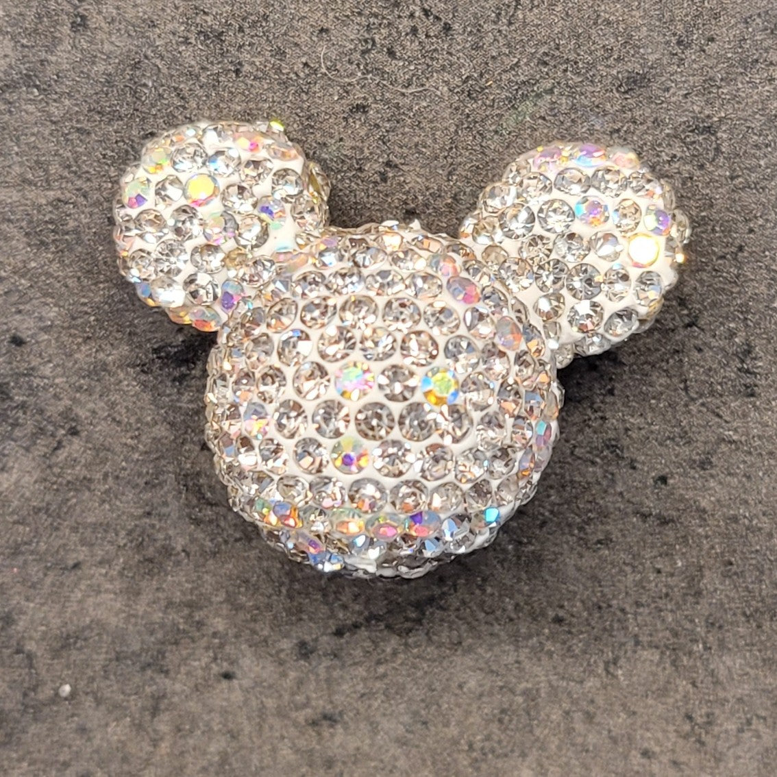 Black or white rhinestone mouse ears- perfect for a keychain- $3.00 for 2 pcs.