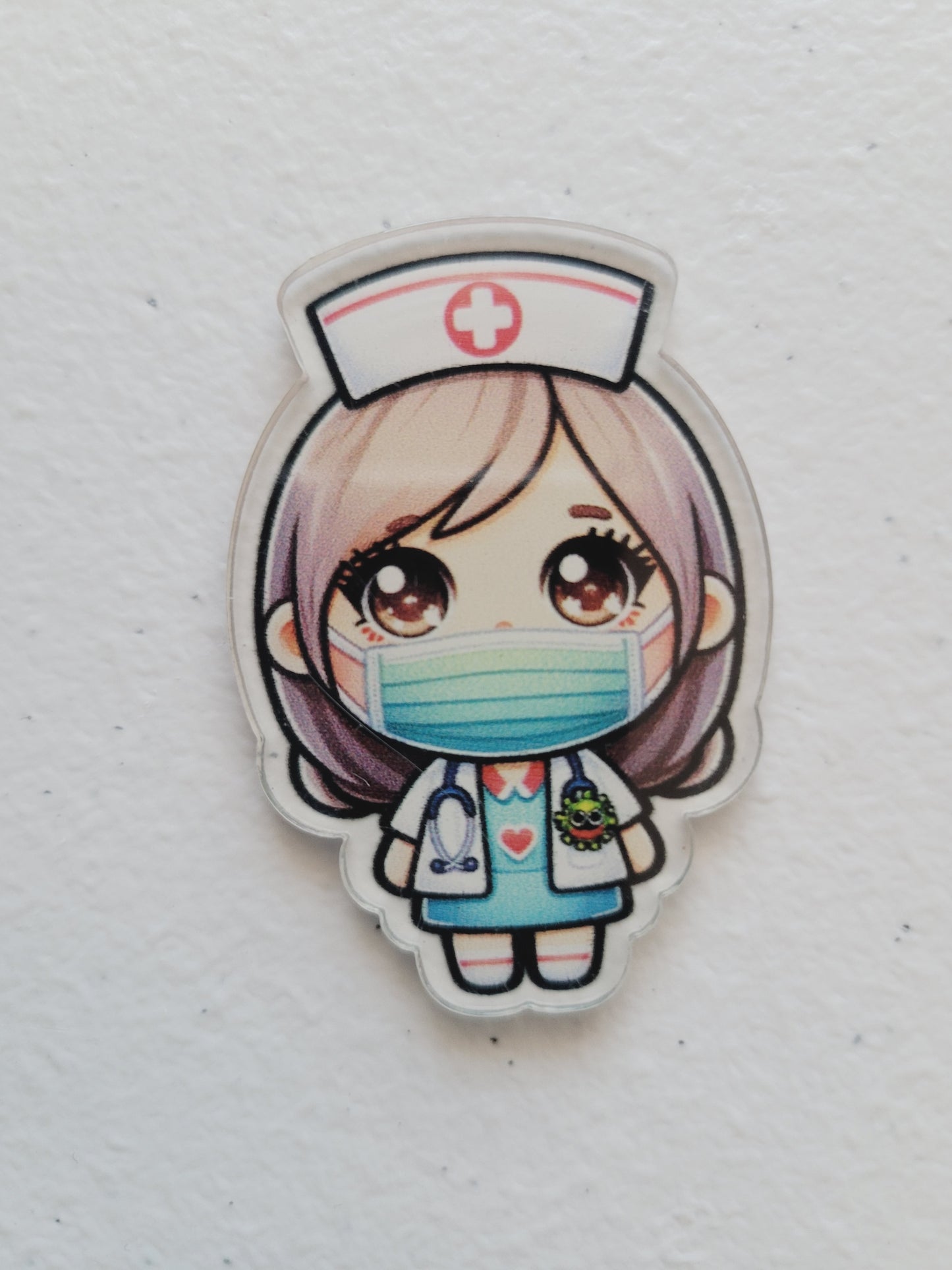 Diy acrylic flatback- little nurse girl