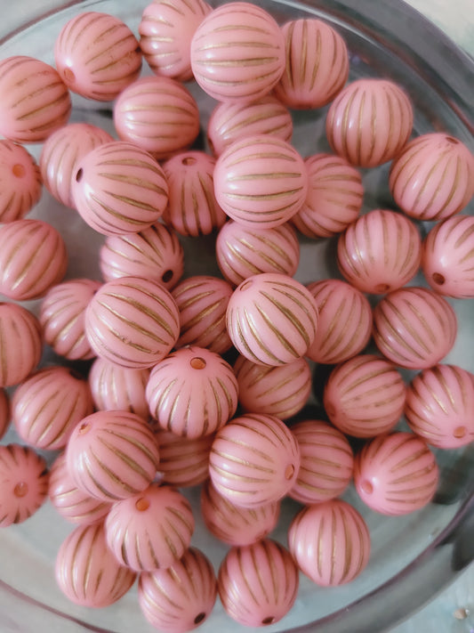 Pumpkin bead- pink