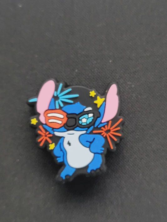 Stitch wearing glasses