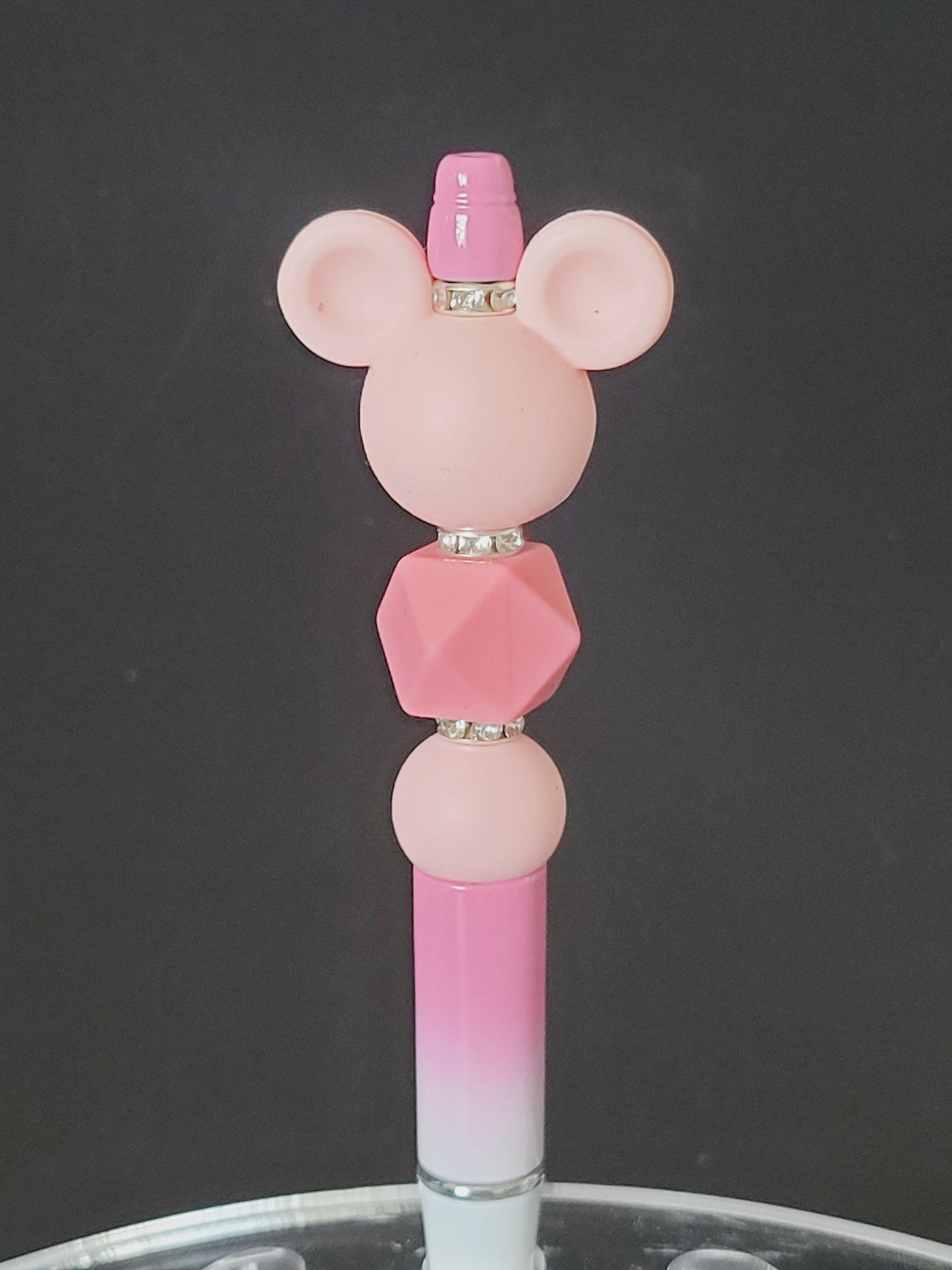 Pen pink mouse ears