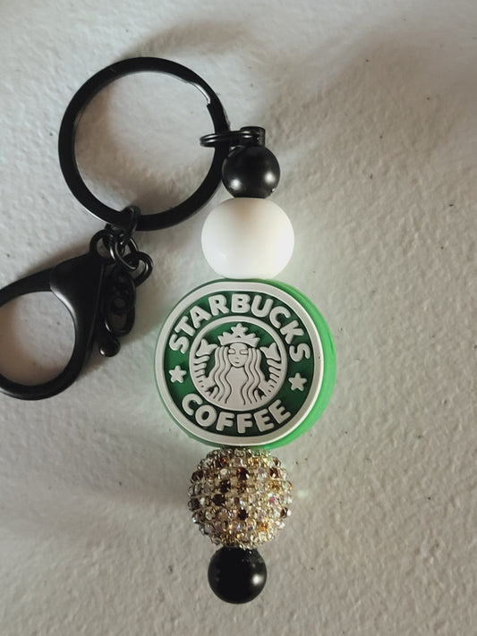 Keychain- bag clip- coffee