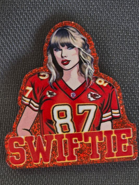 DiY flat back acrylic for badge reels
