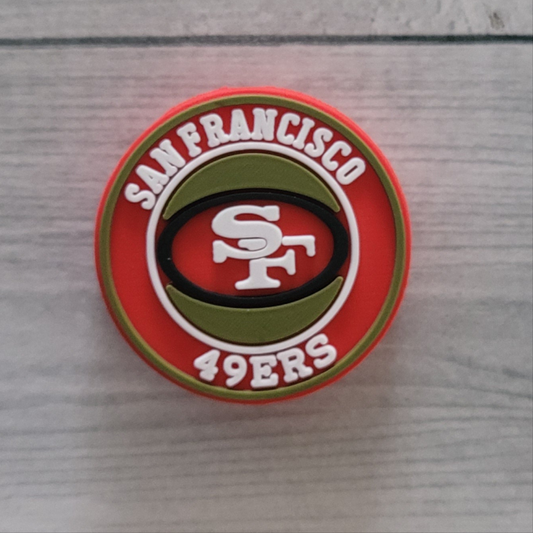 Focal beads- SF 49ers