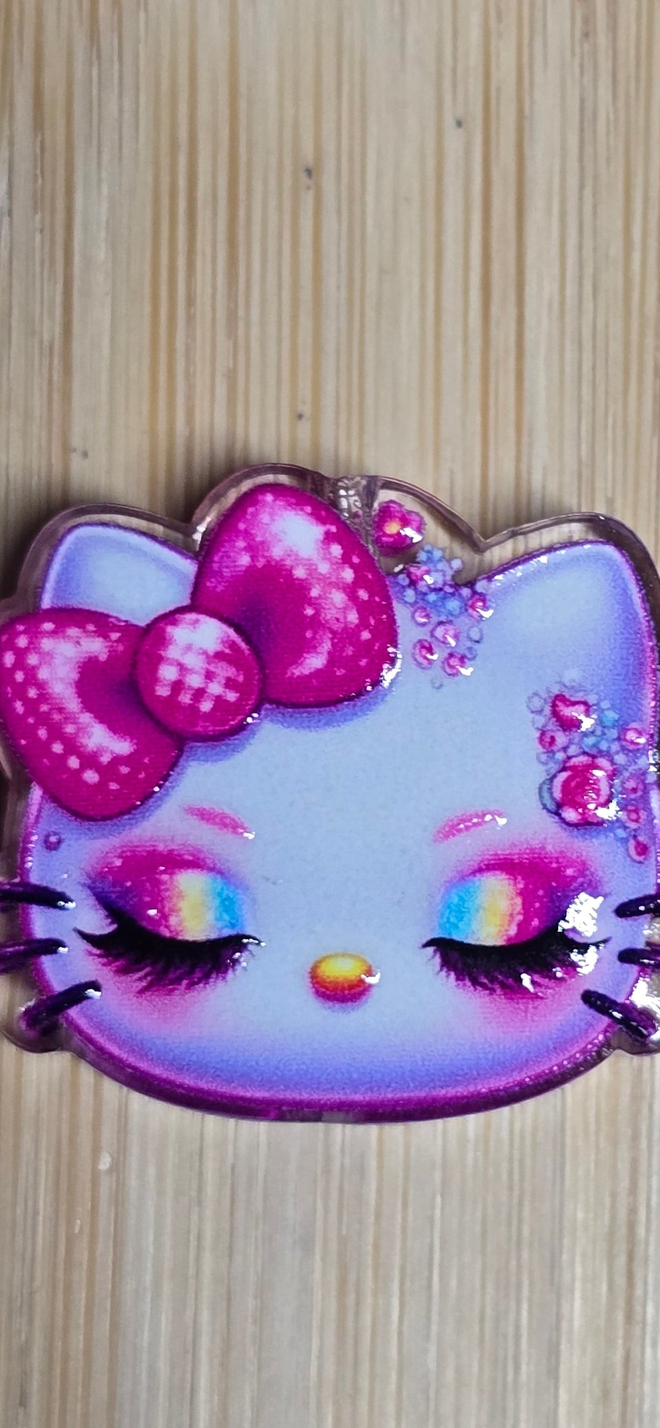 Acrylic focal beads pretty hk