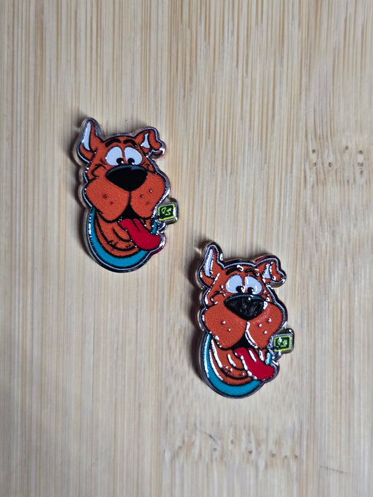 Focal acrylic bead. Character