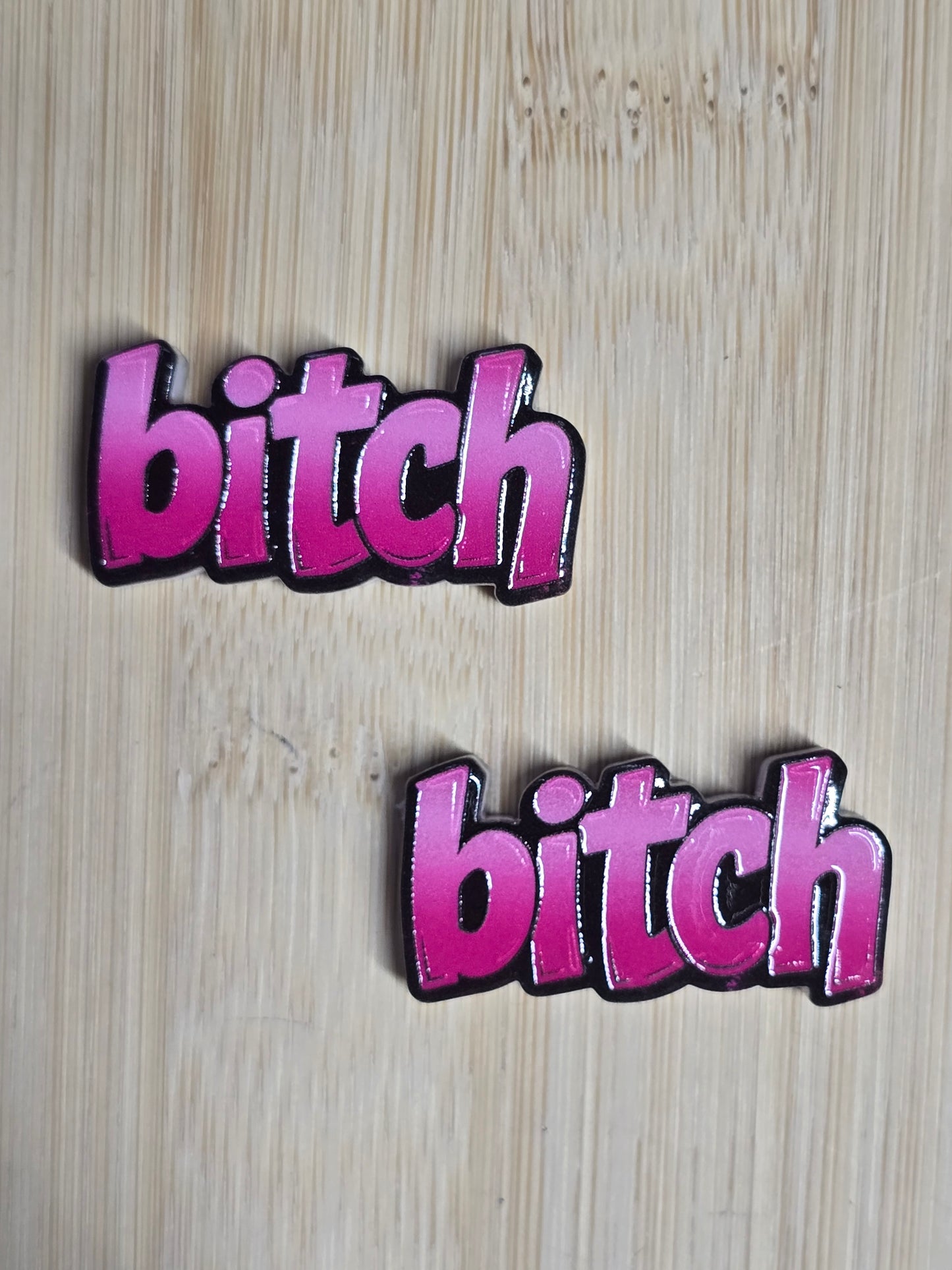 Focal- acrylic focal beads- adult humor