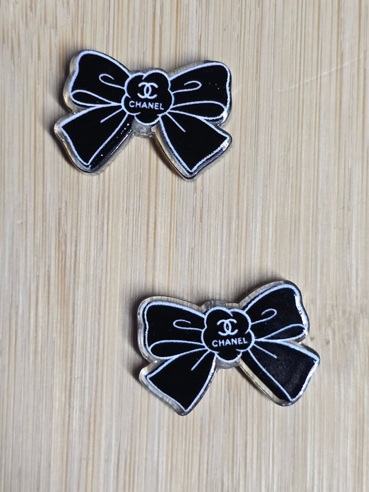 Acrylic focal beads designer bow