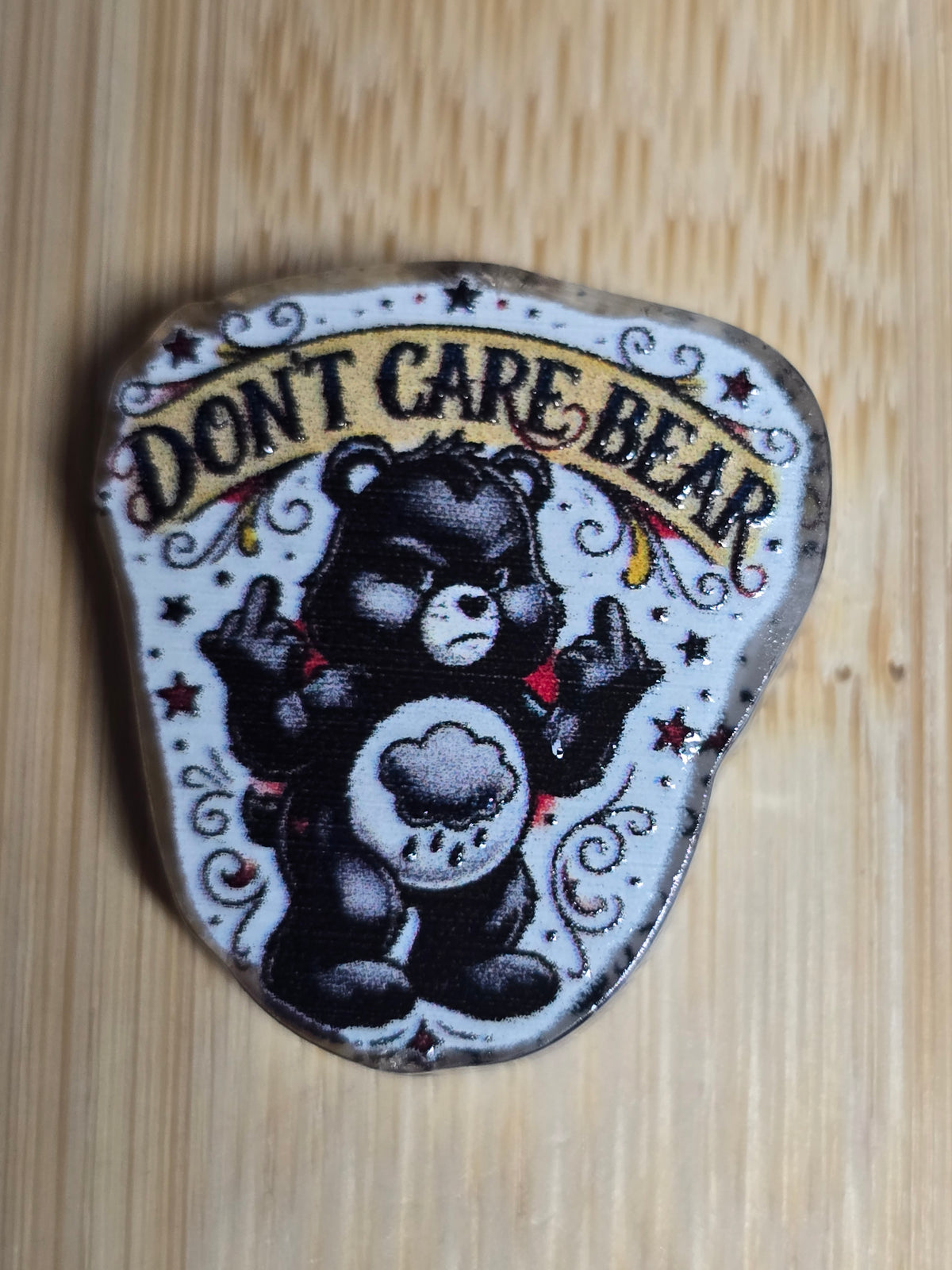 Acrylic focal beads- sarcastic humor