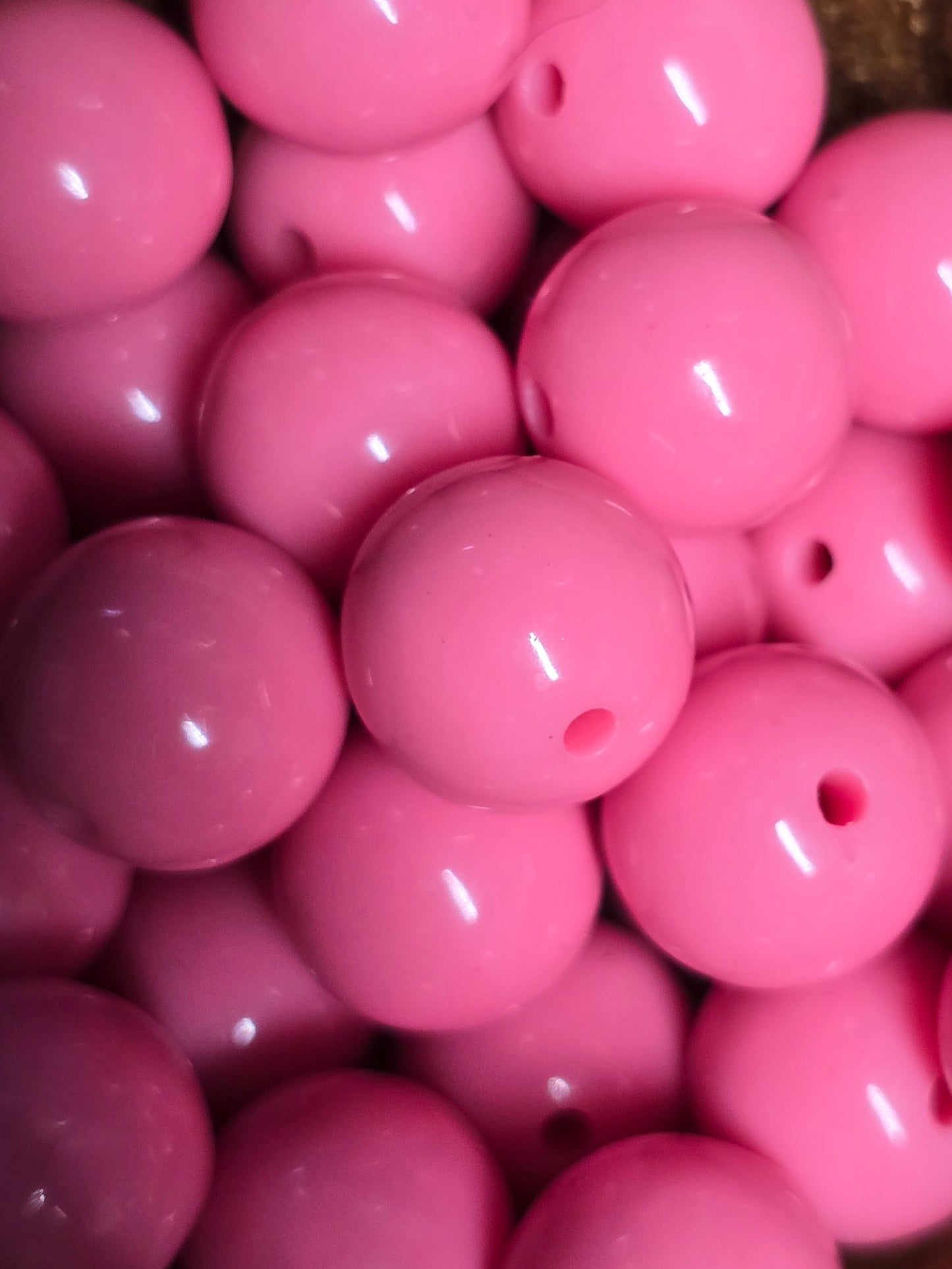 Acrylic 16mm beads shiny looks like silicone beads