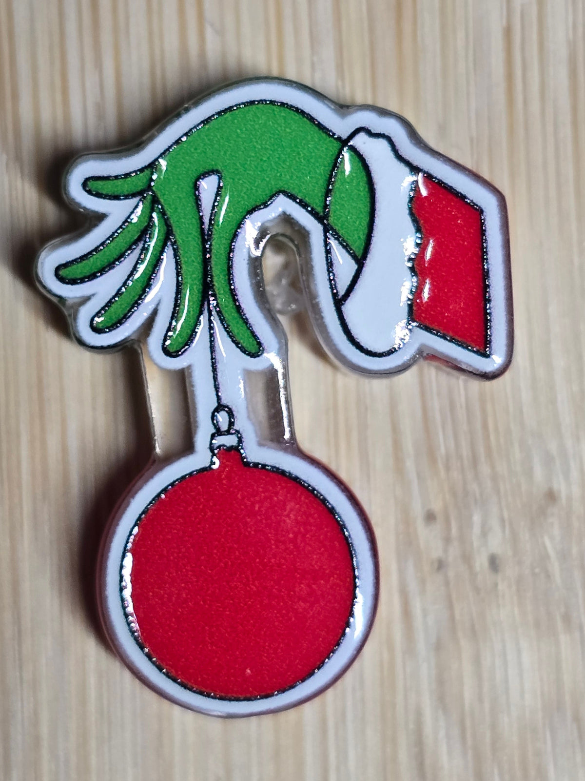 Acrylic focal beads- christmas