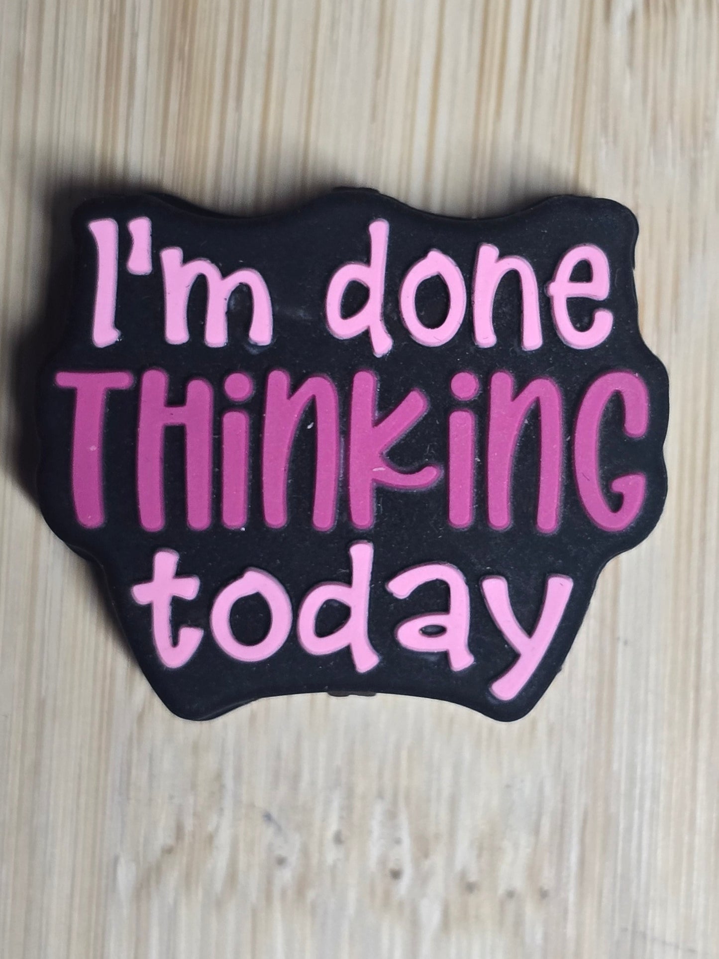 Focal silicone beads sarcastic humor