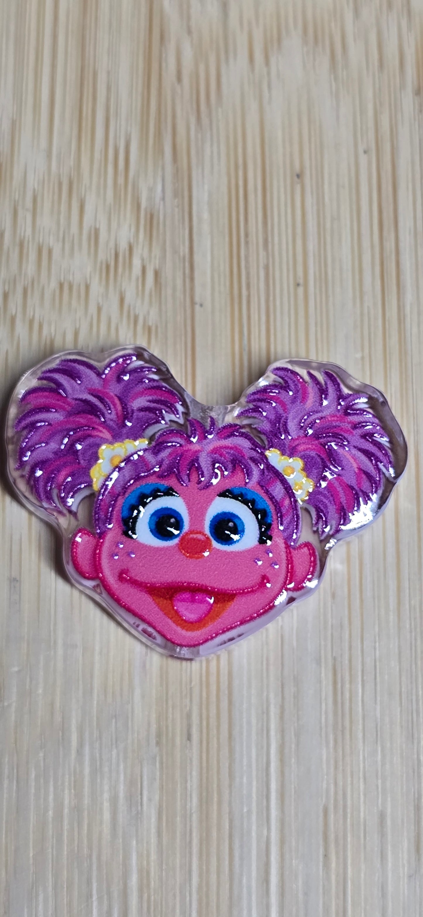 Acrylic focal beads- childrens tv show character