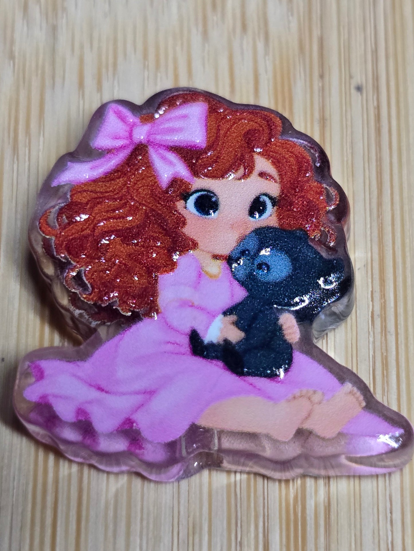 Acrylic focal beads DS princess