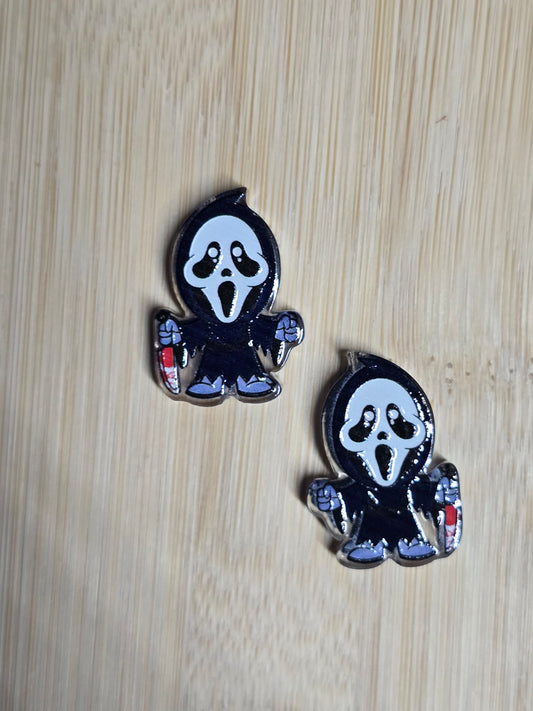 Focal- acrylic focal beads horror character