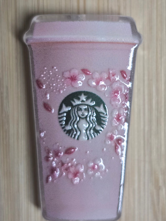 Acrylic focal beads SB cup
