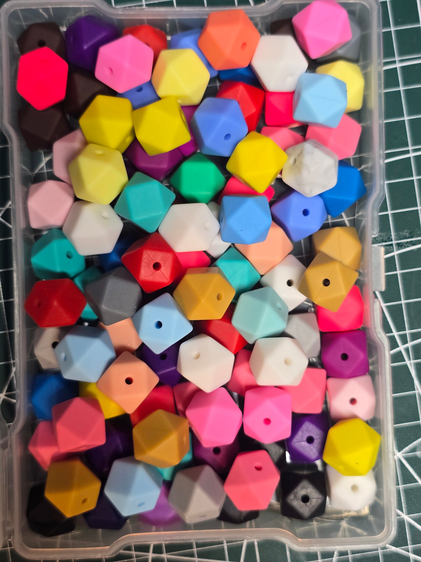 Silicone hexagon mix