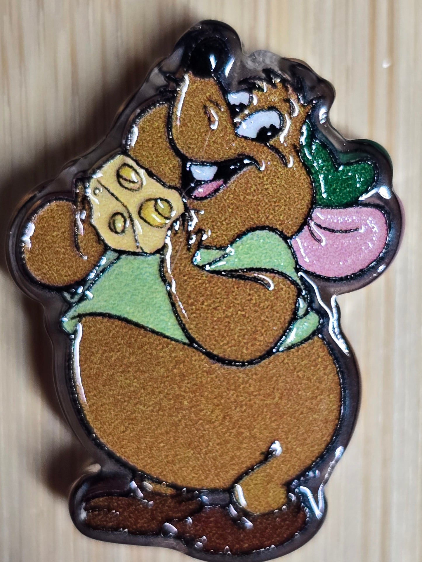 Acrylic focal beads DS character mouse