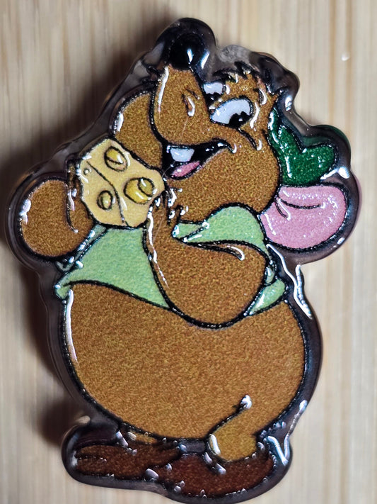Acrylic focal beads DS character mouse