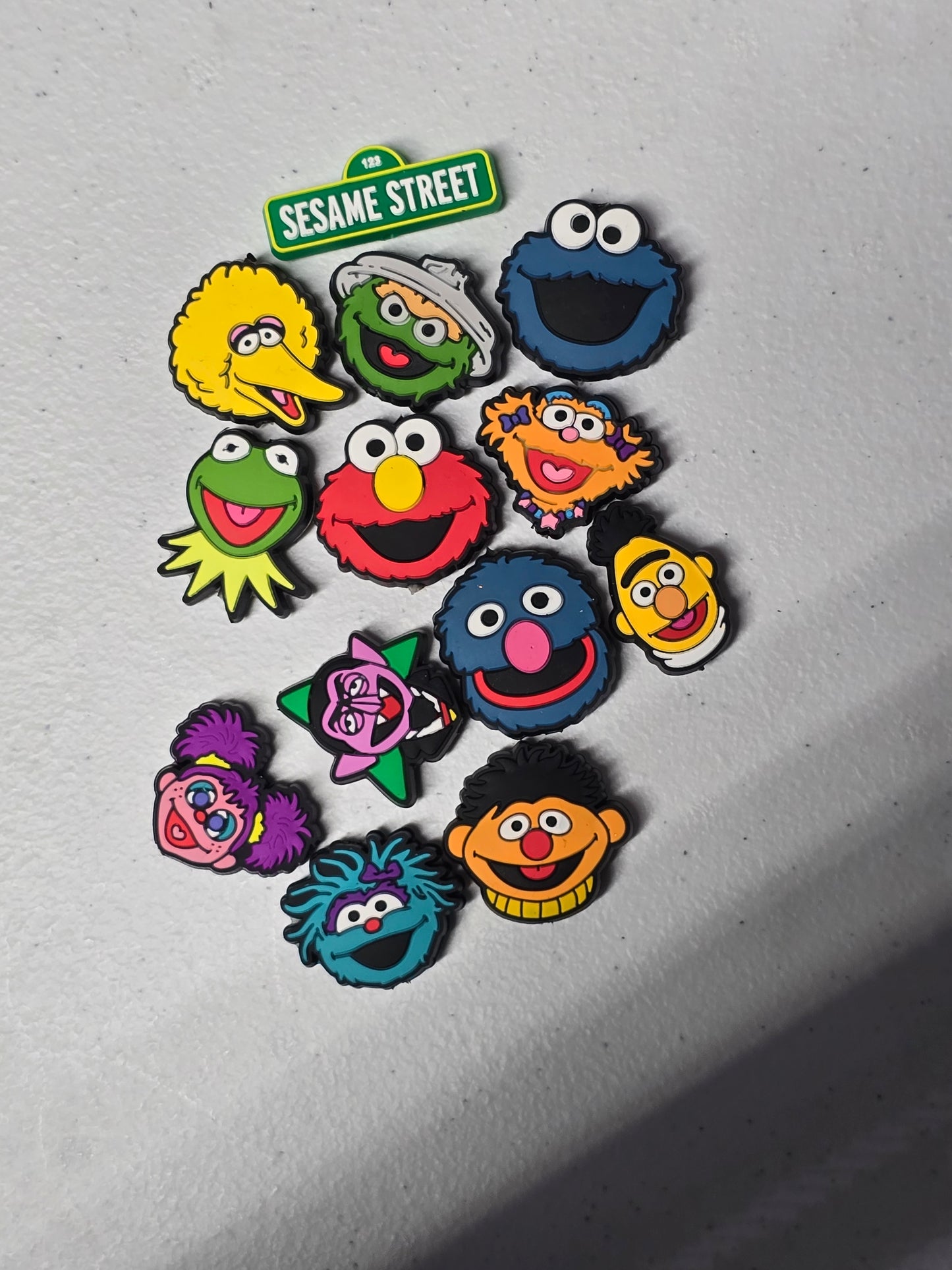 Focal- flat Sesame Street characters