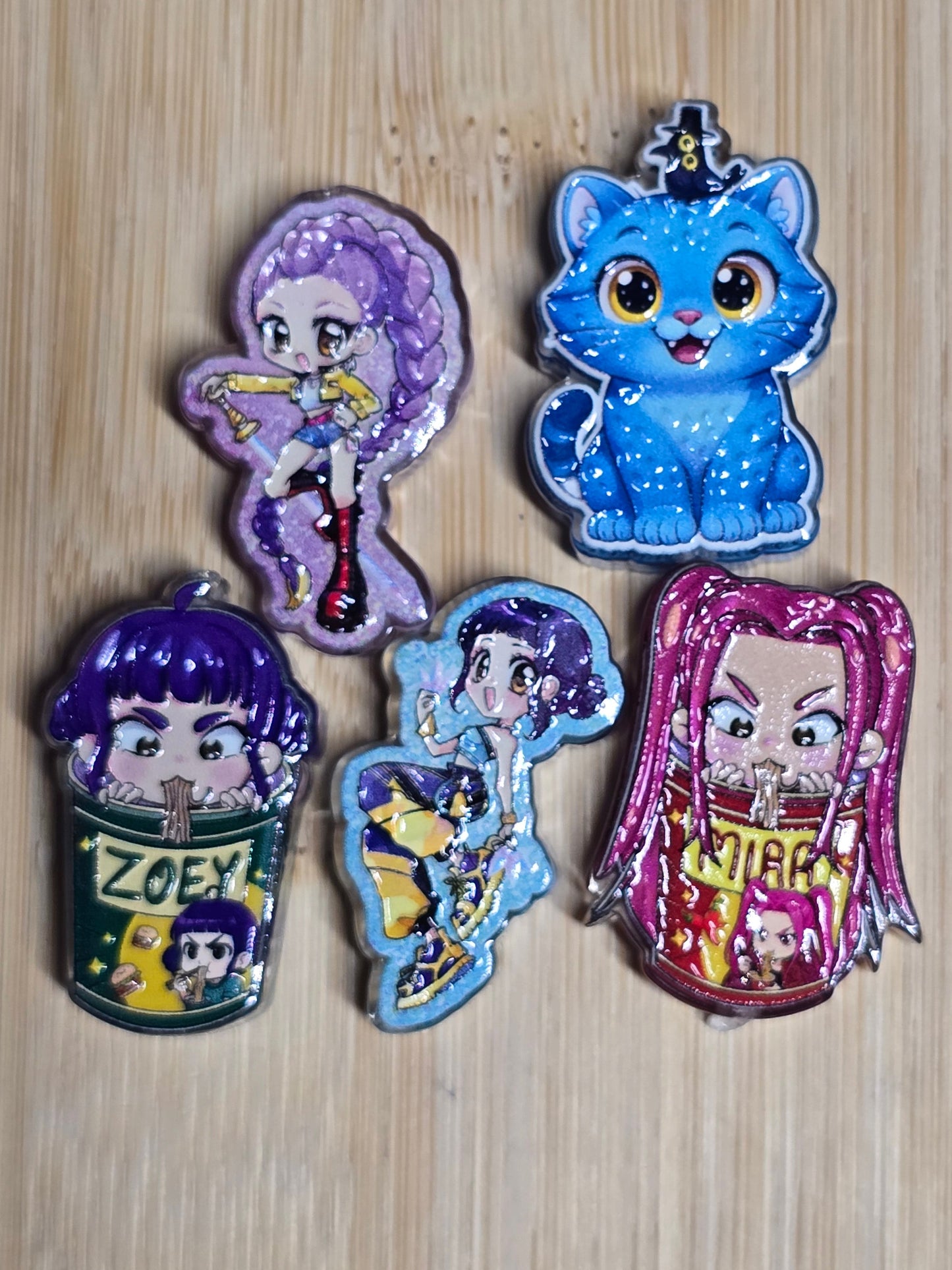 Acrylic focal beads- Kpop