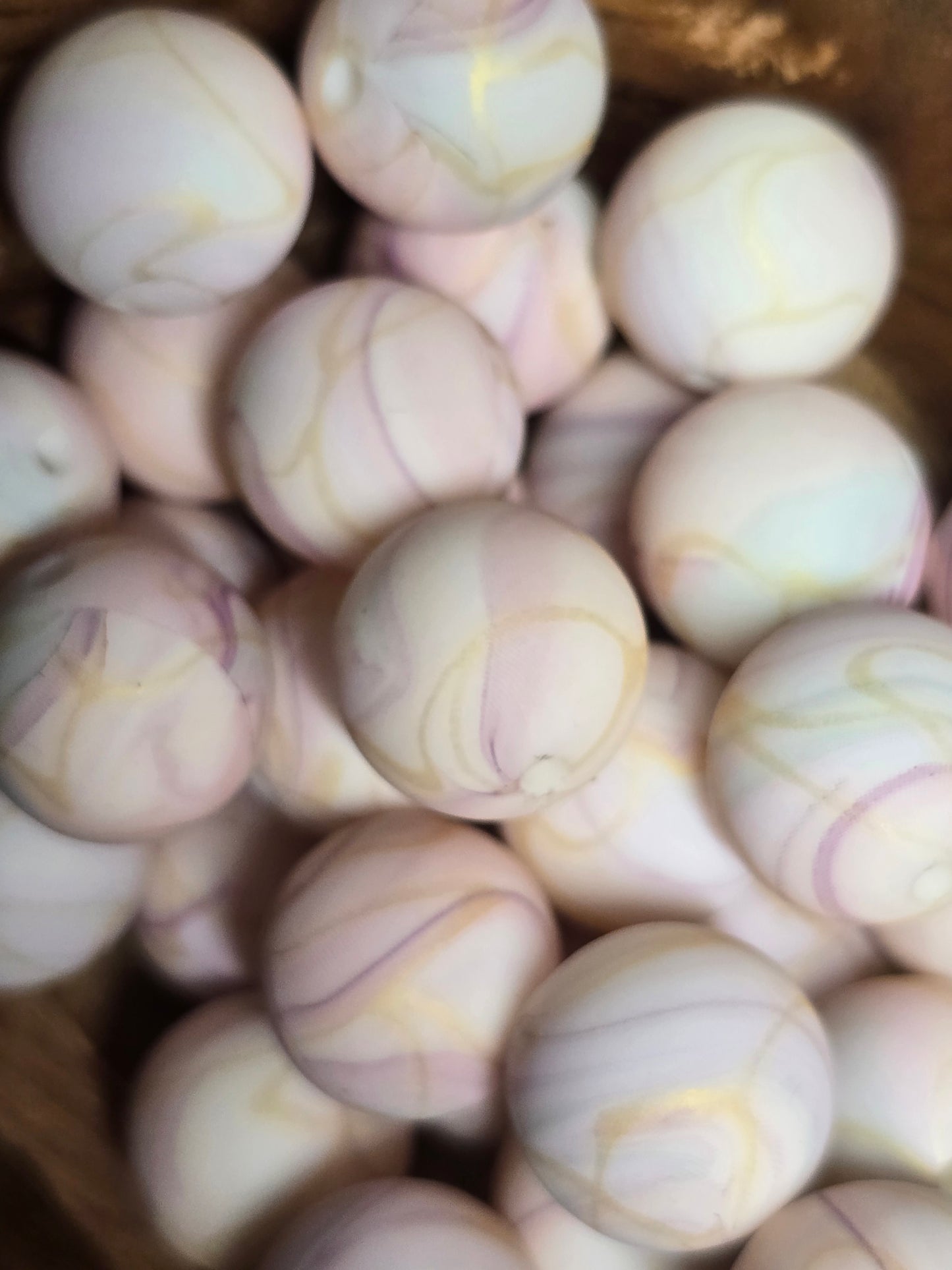 15mm silicone printed beads