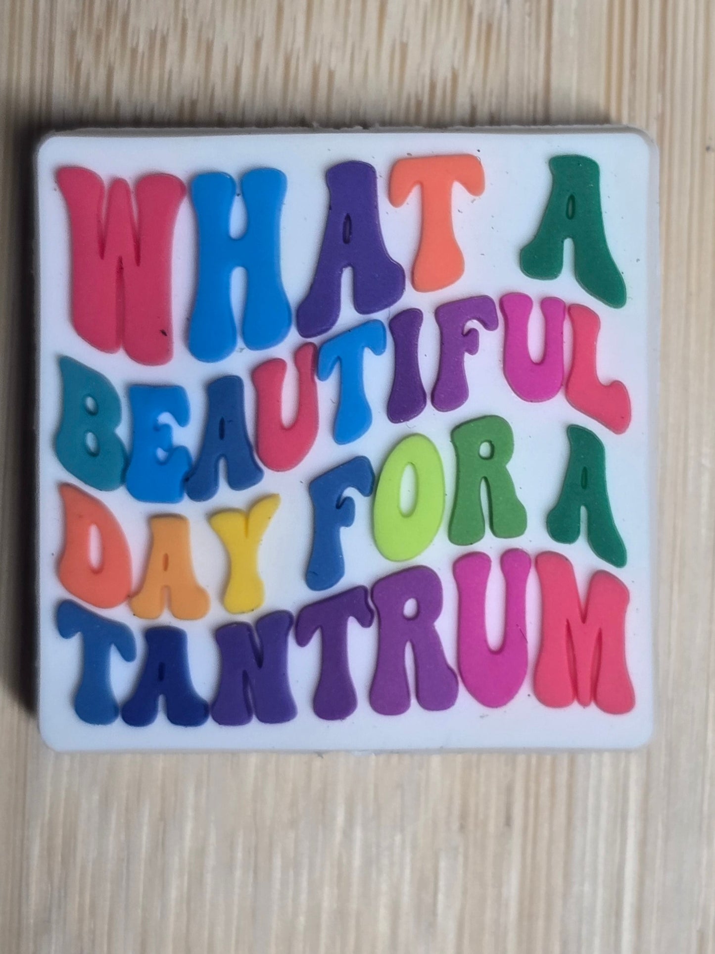 Focal silicone beads sarcastic humor