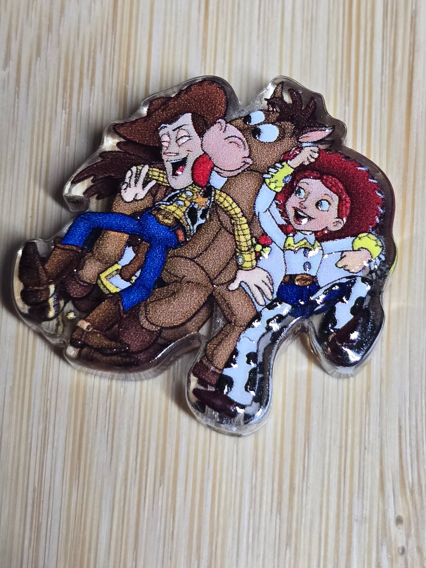 Acrylic focal beads DS movie characters