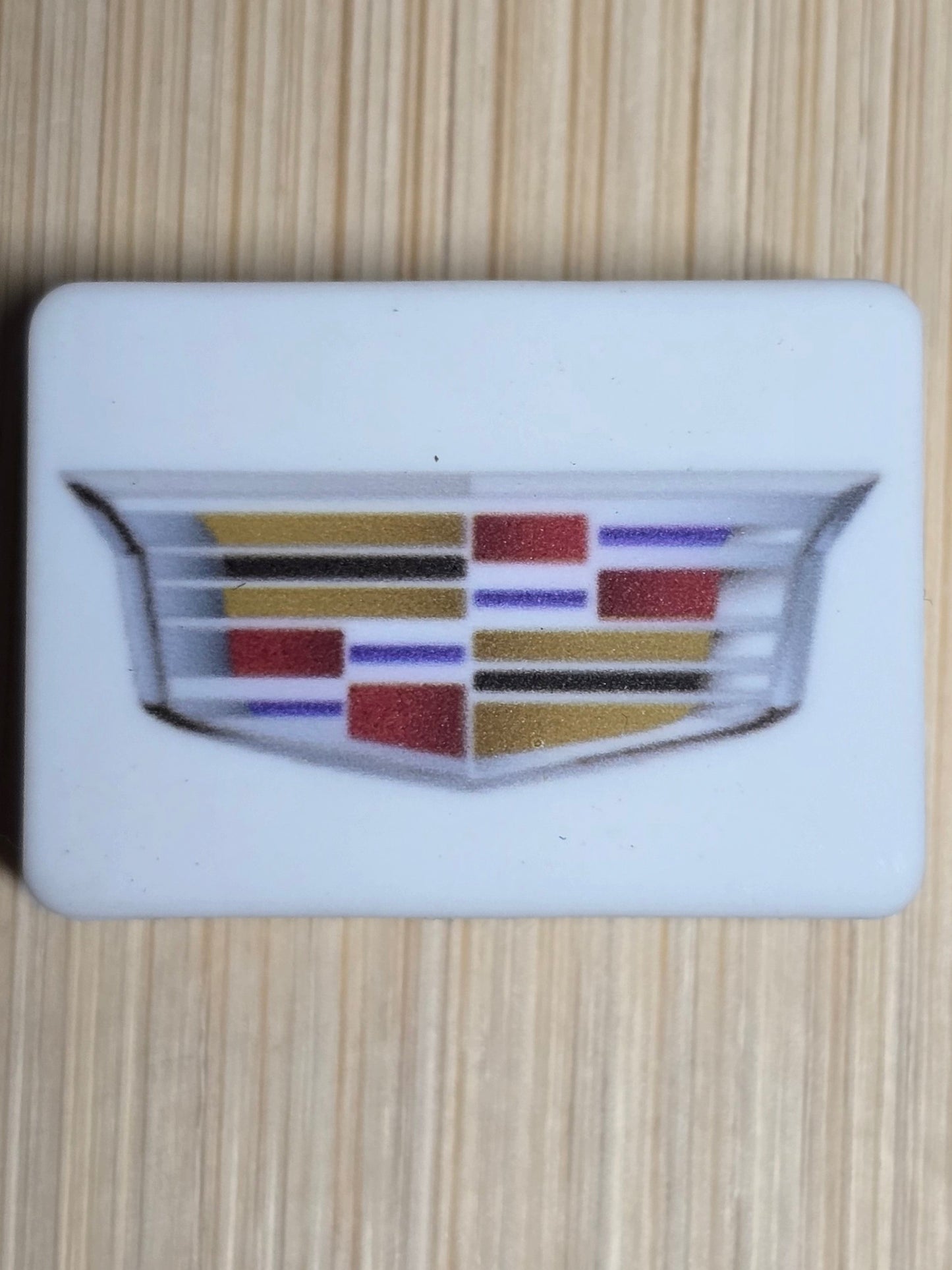 Focal silicone printed beads car logos