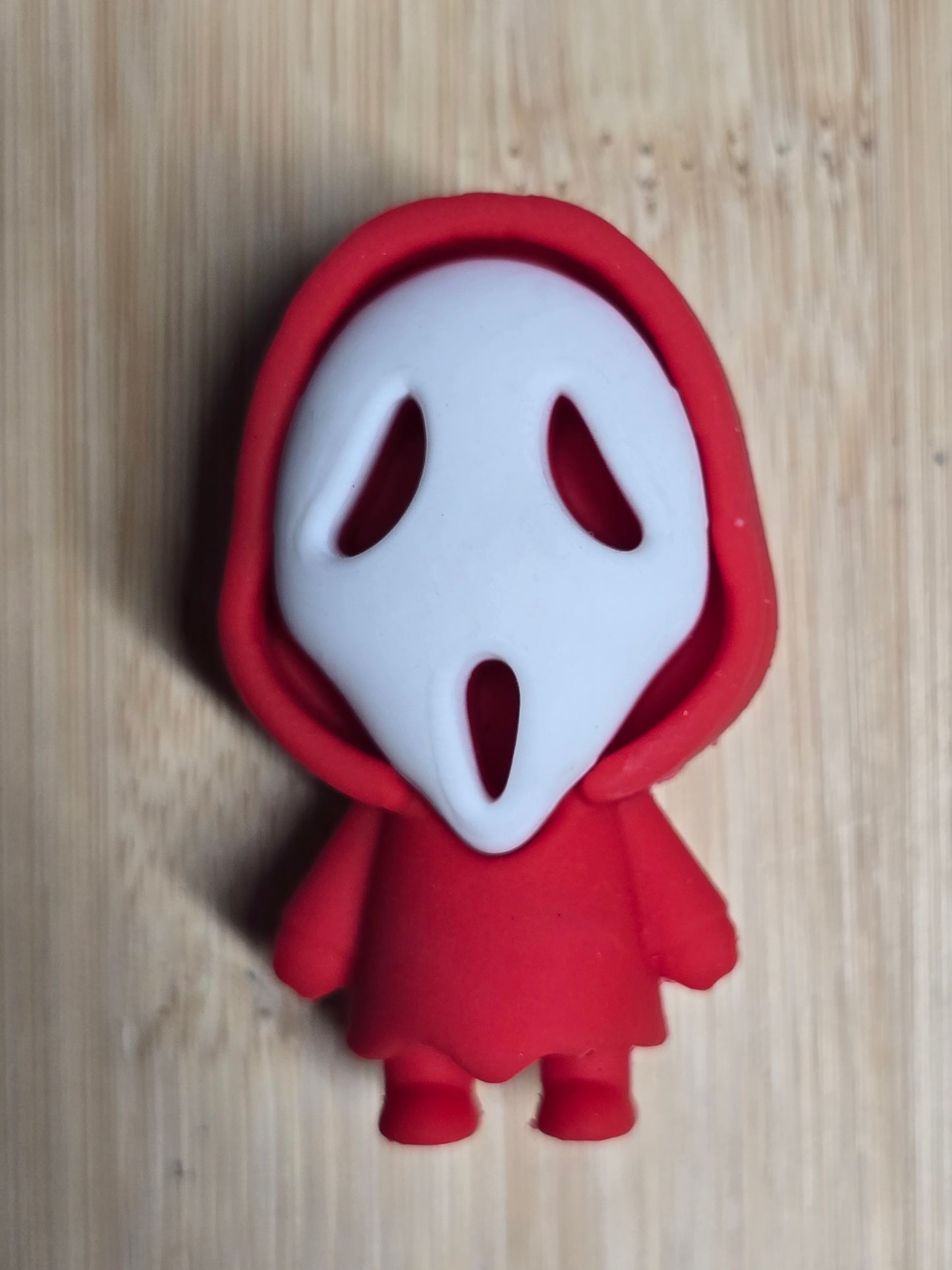 Silicone ghostface character