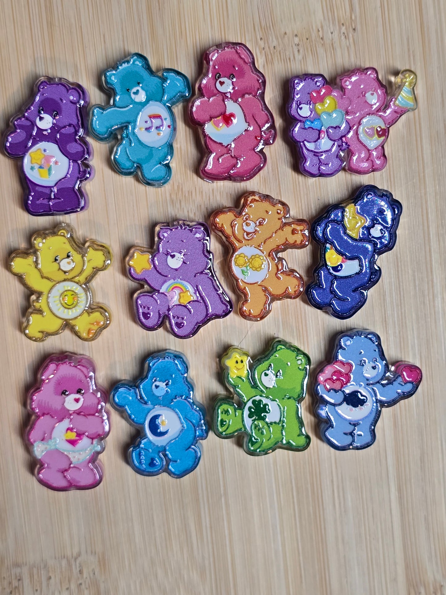 Acrylic focal beads CB set