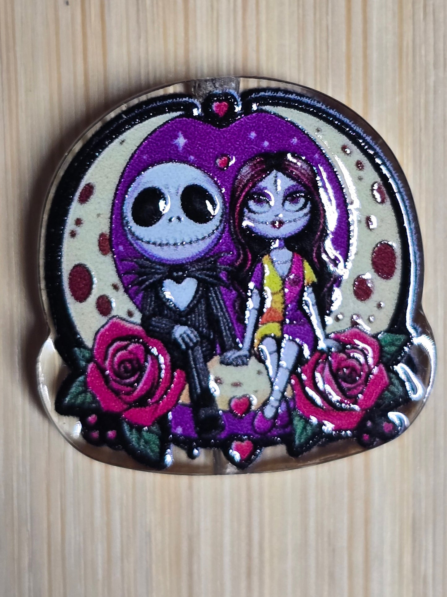 Acrylic focal beads NBC movie main characters