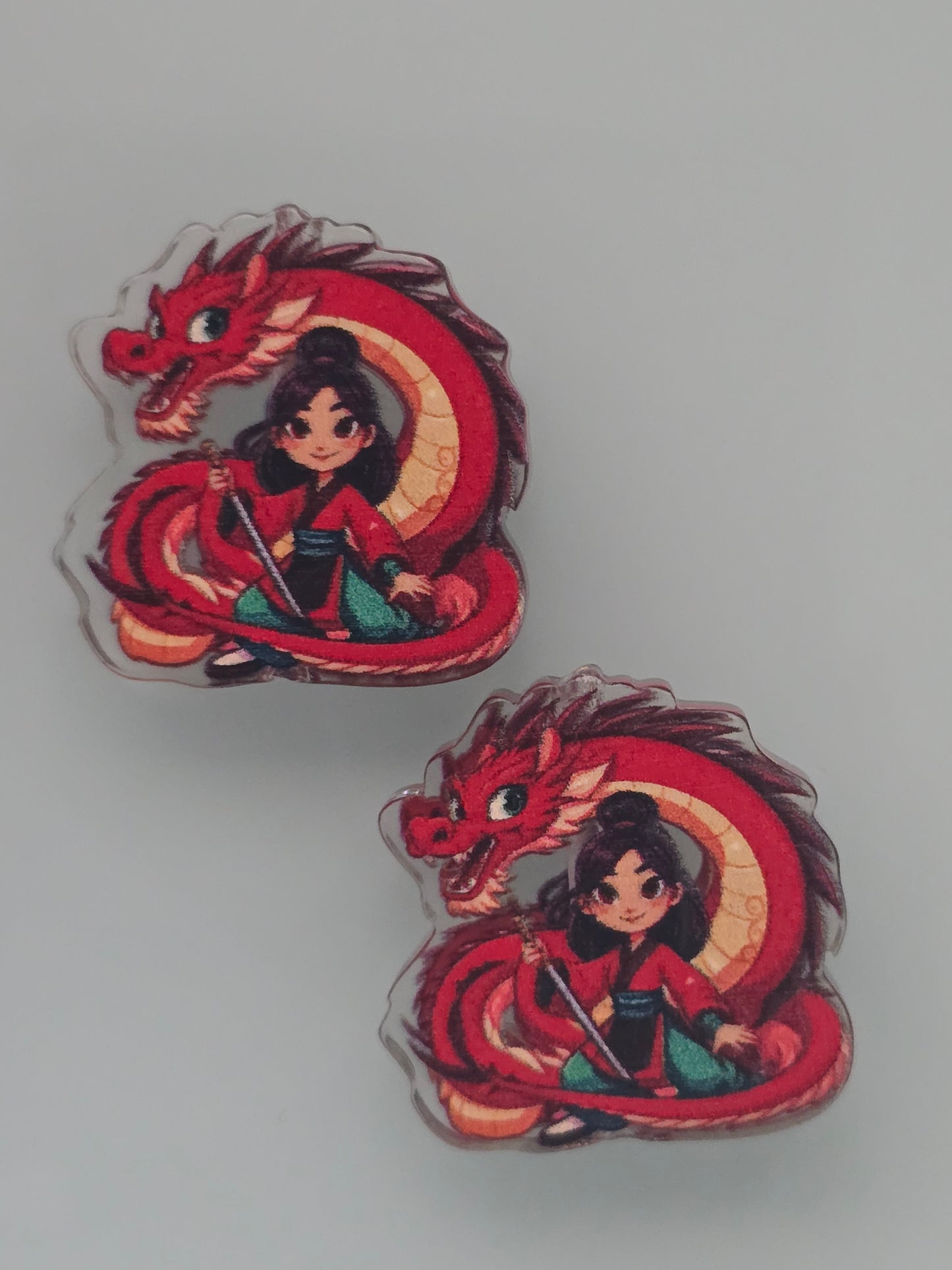 Acrylic focal beads DS princess