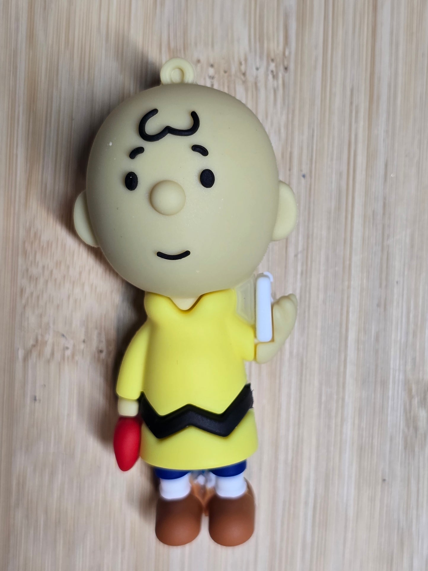 Keychain- 70's cartoon characters dog, boy, bird
