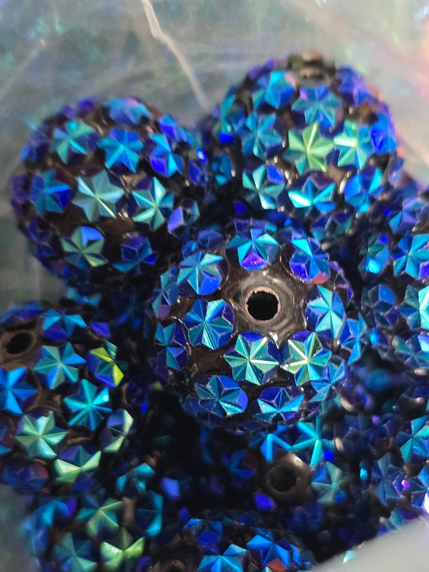 Rhinestone beads 20mm