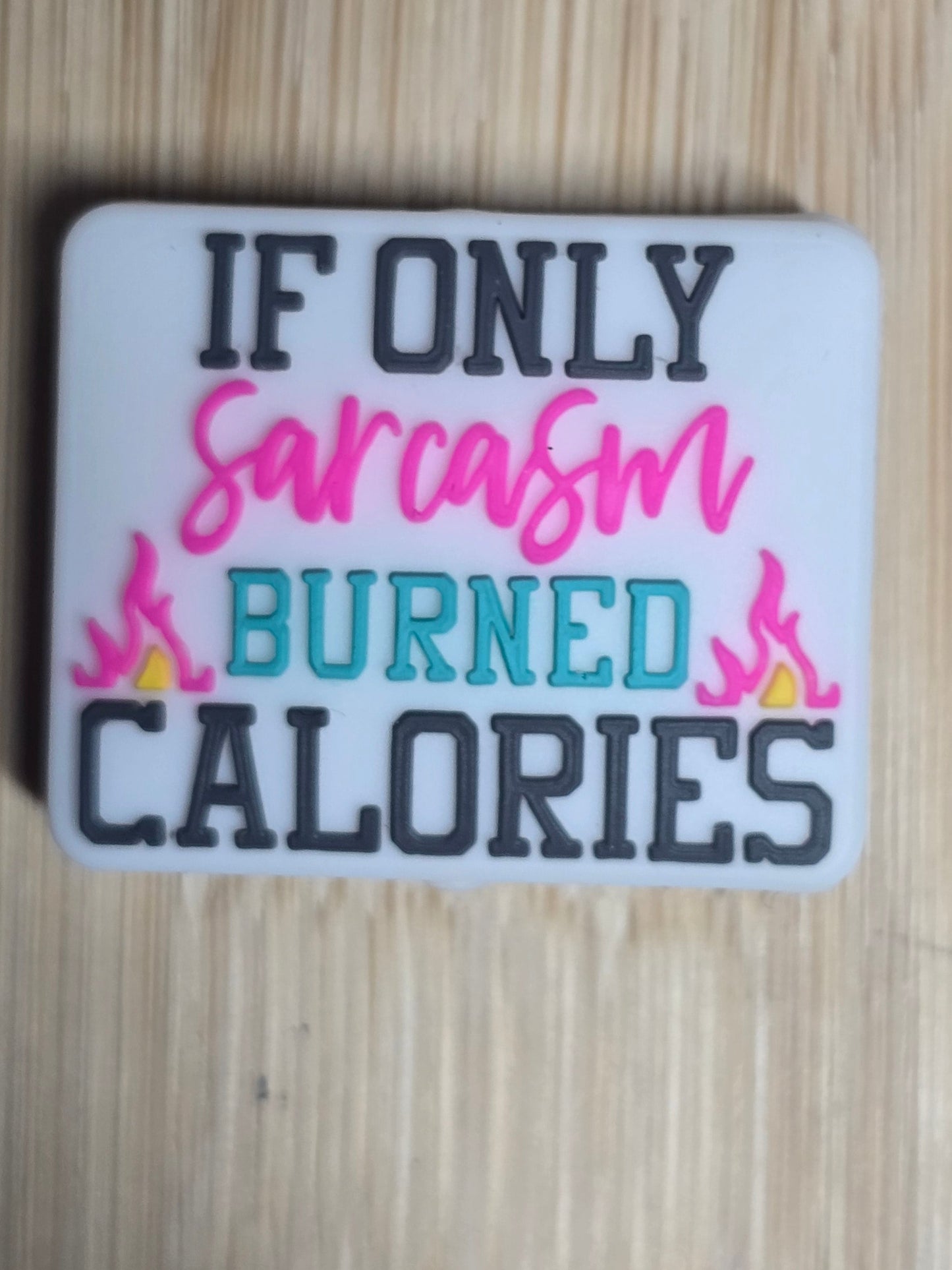 Focal silicone beads sarcastic humor
