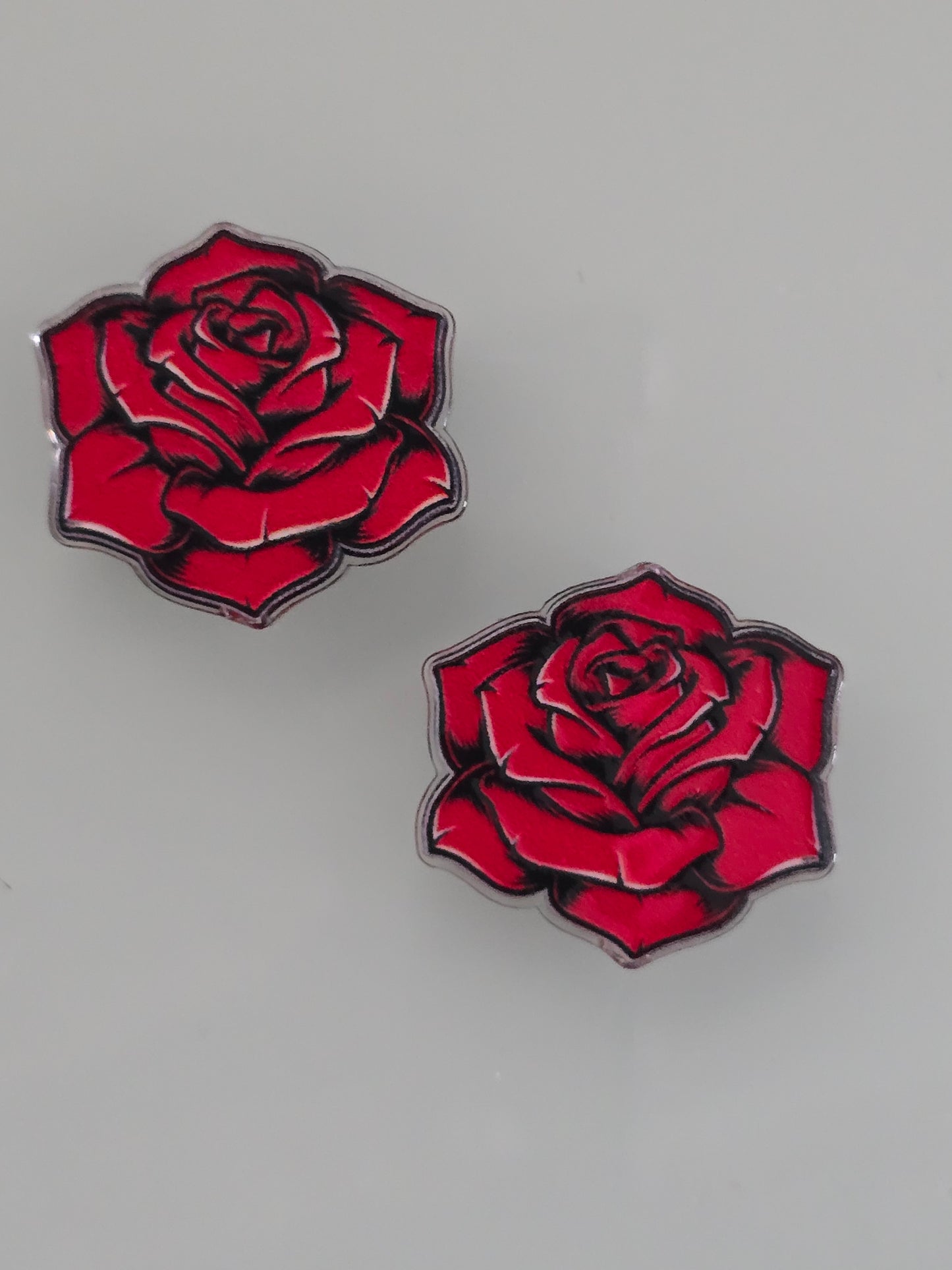 Acrylic focal beads flower