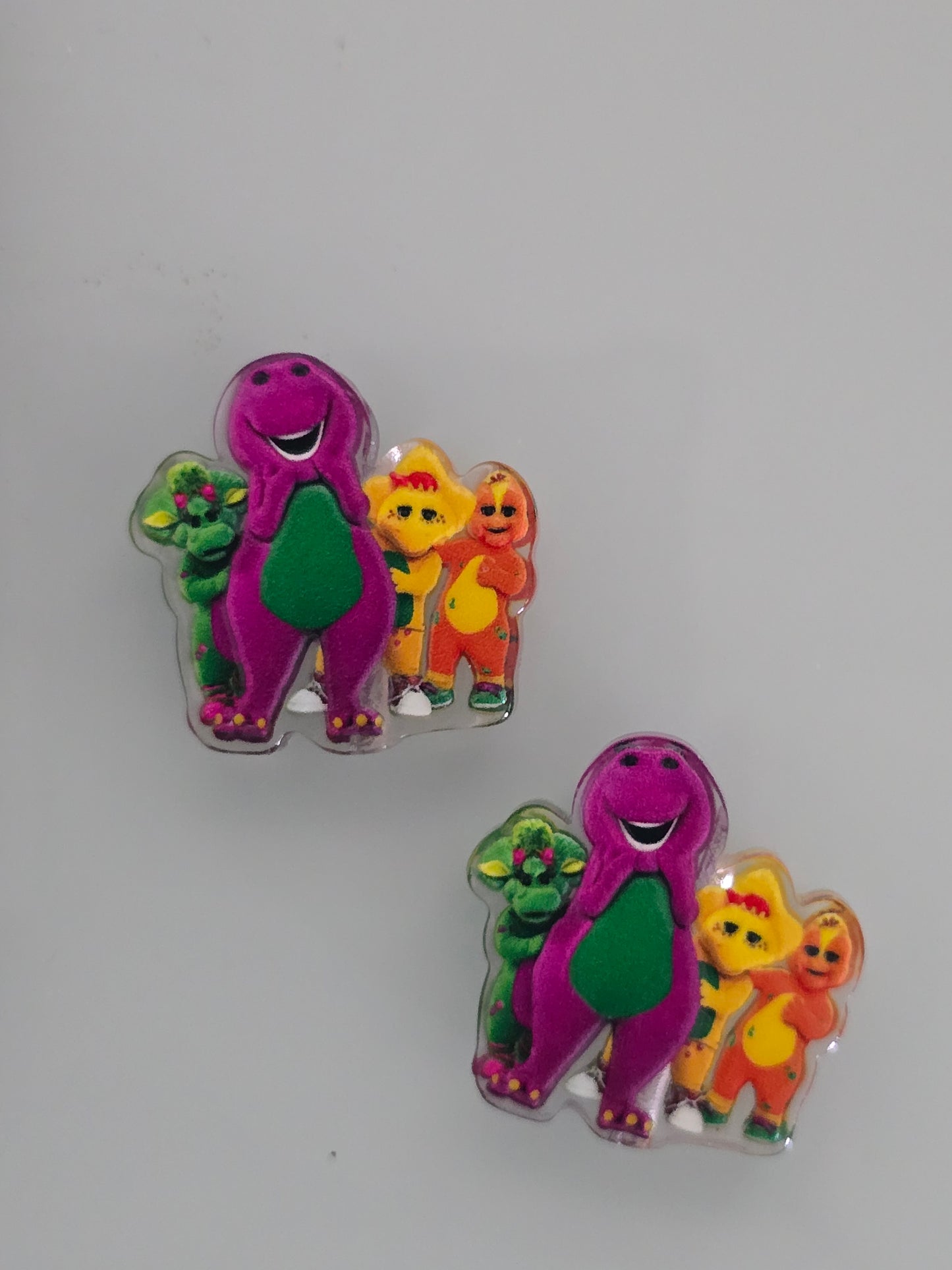 Acrylic focal beads 90's characters