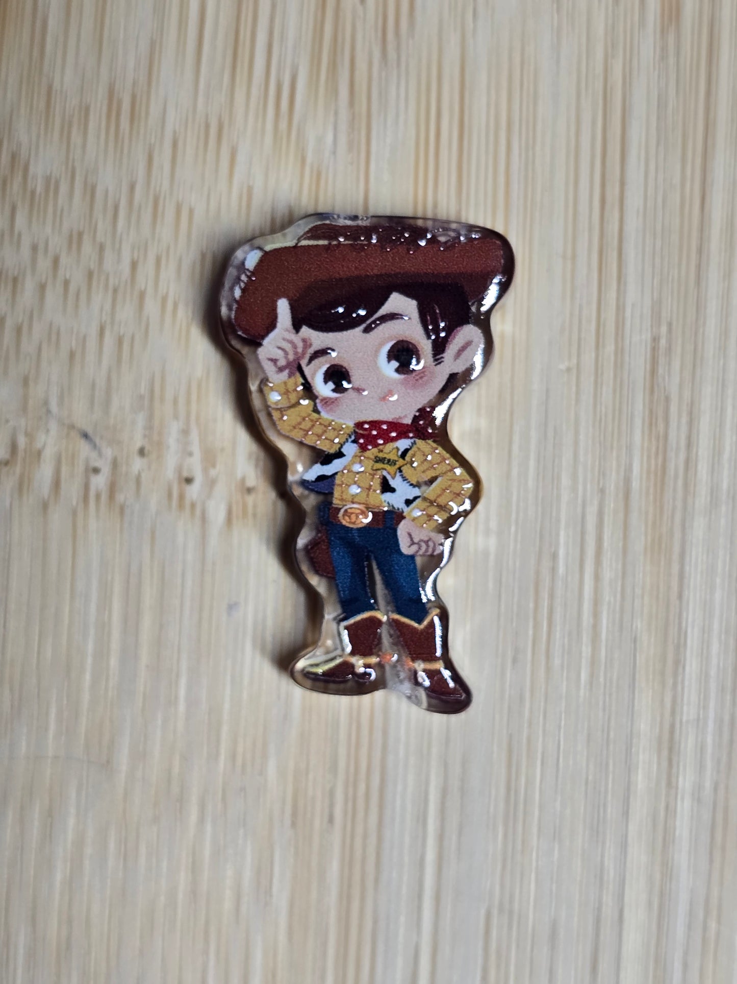 Acrylic focal beads DS movie character