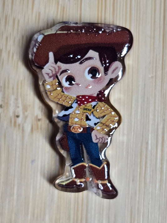 Acrylic focal beads DS movie character